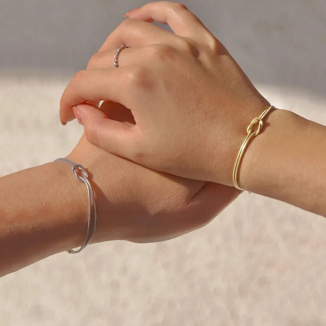 For Daughter -We Are Forever Linked Together Infinity Knot Bracelet - Image 5