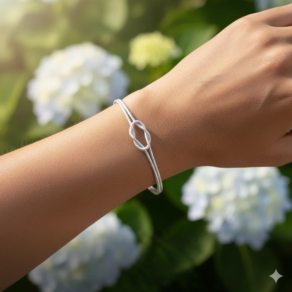 For Daughter -We Are Forever Linked Together Infinity Knot Bracelet - Image 6