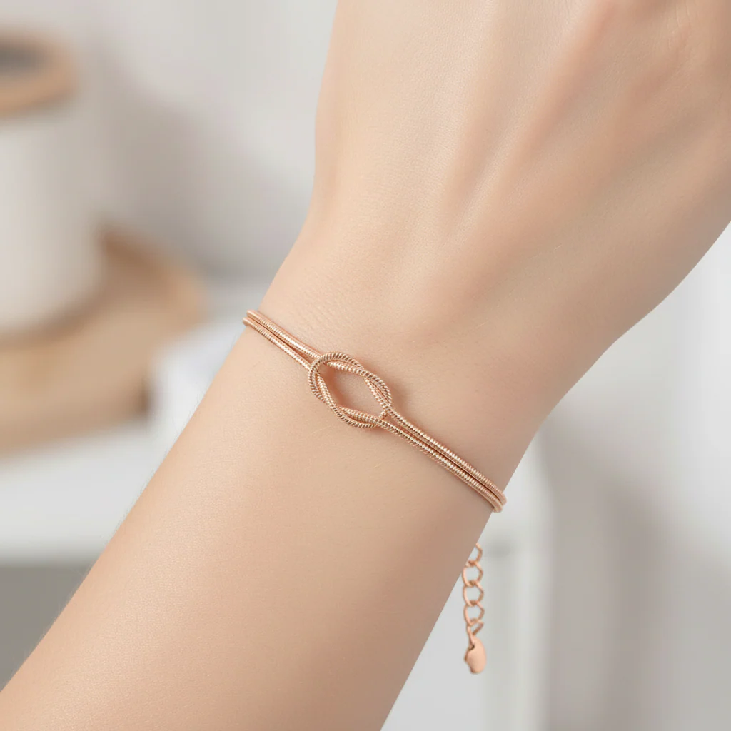 For Daughter -We Are Forever Linked Together Infinity Knot Bracelet - Image 9