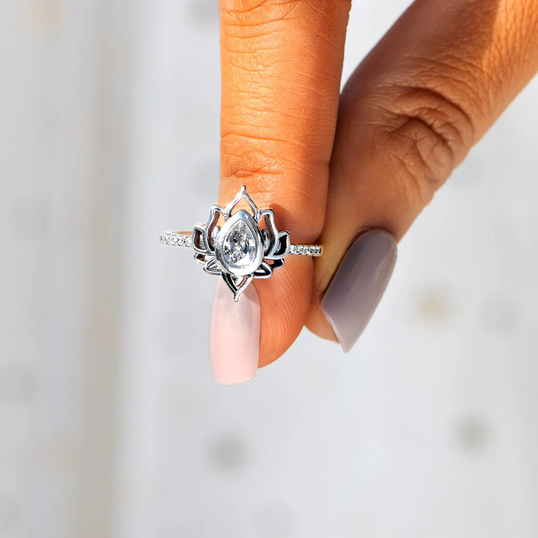 For Daughter No Mud No Lotus Ring - Image 9