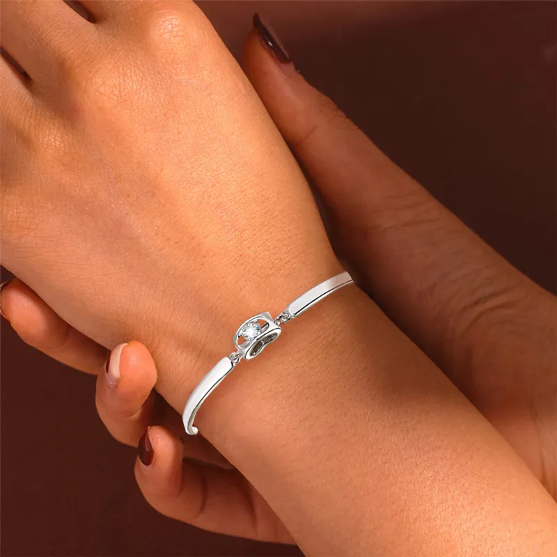 For Love - I Want All Of My Lasts To Be With You Heart Bracelet - Image 3