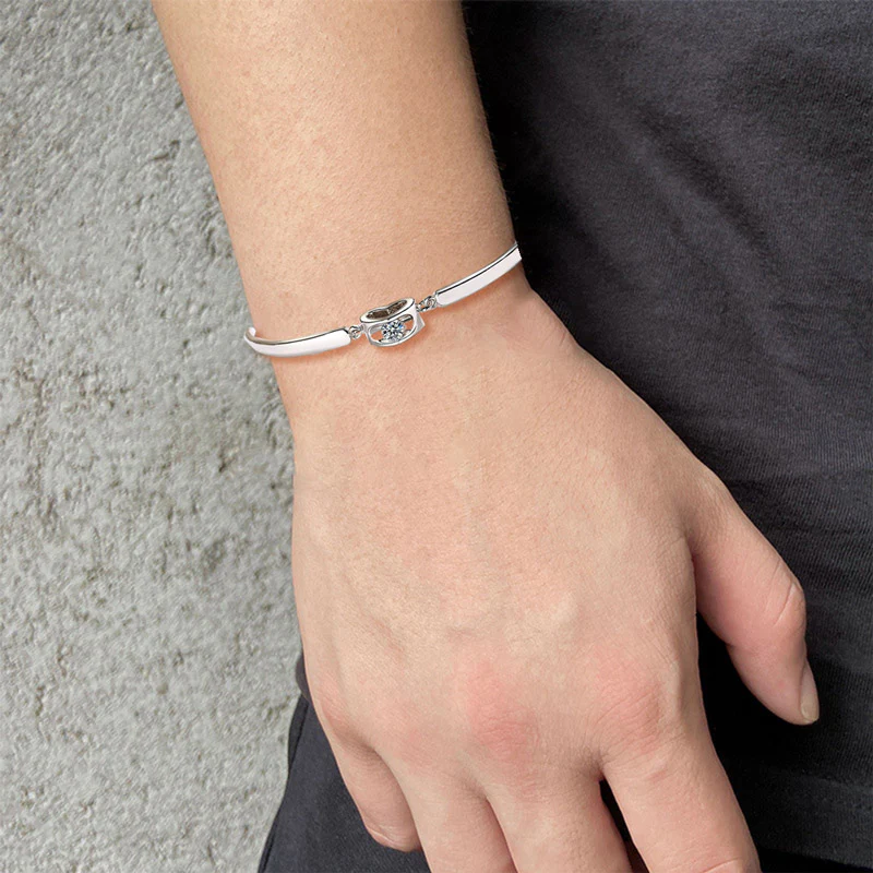 For Love - I Want All Of My Lasts To Be With You Heart Bracelet - Image 4
