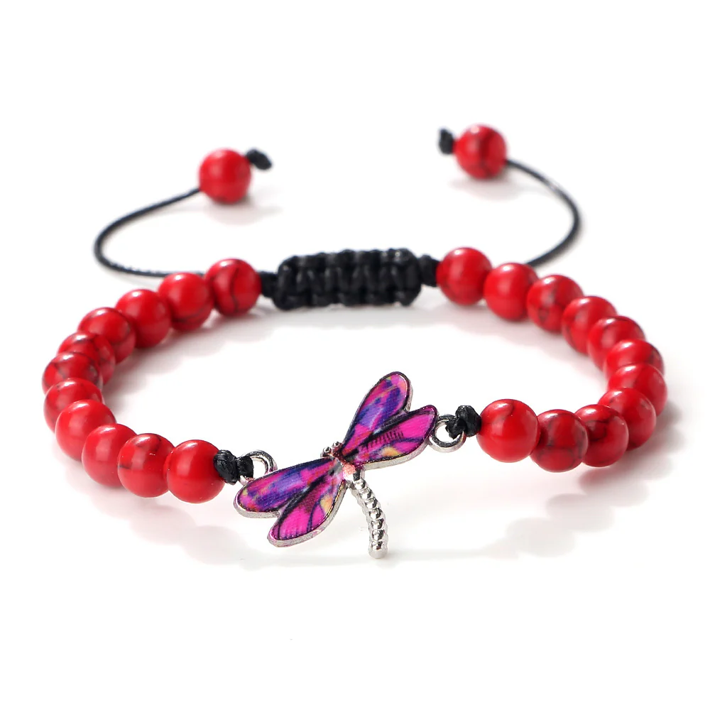 FOR MEMORIAL - THEY FLY WITH US EVERY DAY DRAGONFLY BRACELET - Image 11