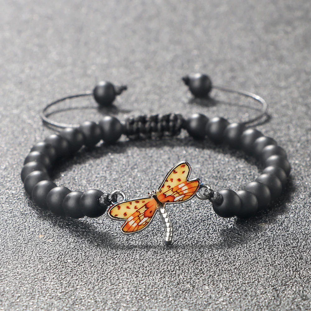 FOR MEMORIAL - THEY FLY WITH US EVERY DAY DRAGONFLY BRACELET - Image 6