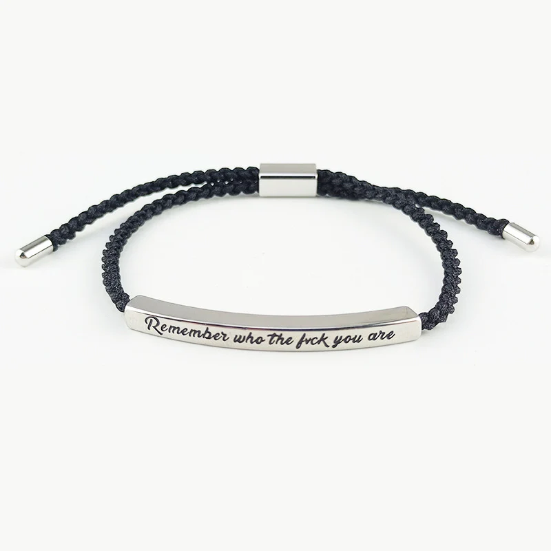 For My Son- Remember Who The Fuck You're Tube Bracelet - Image 5