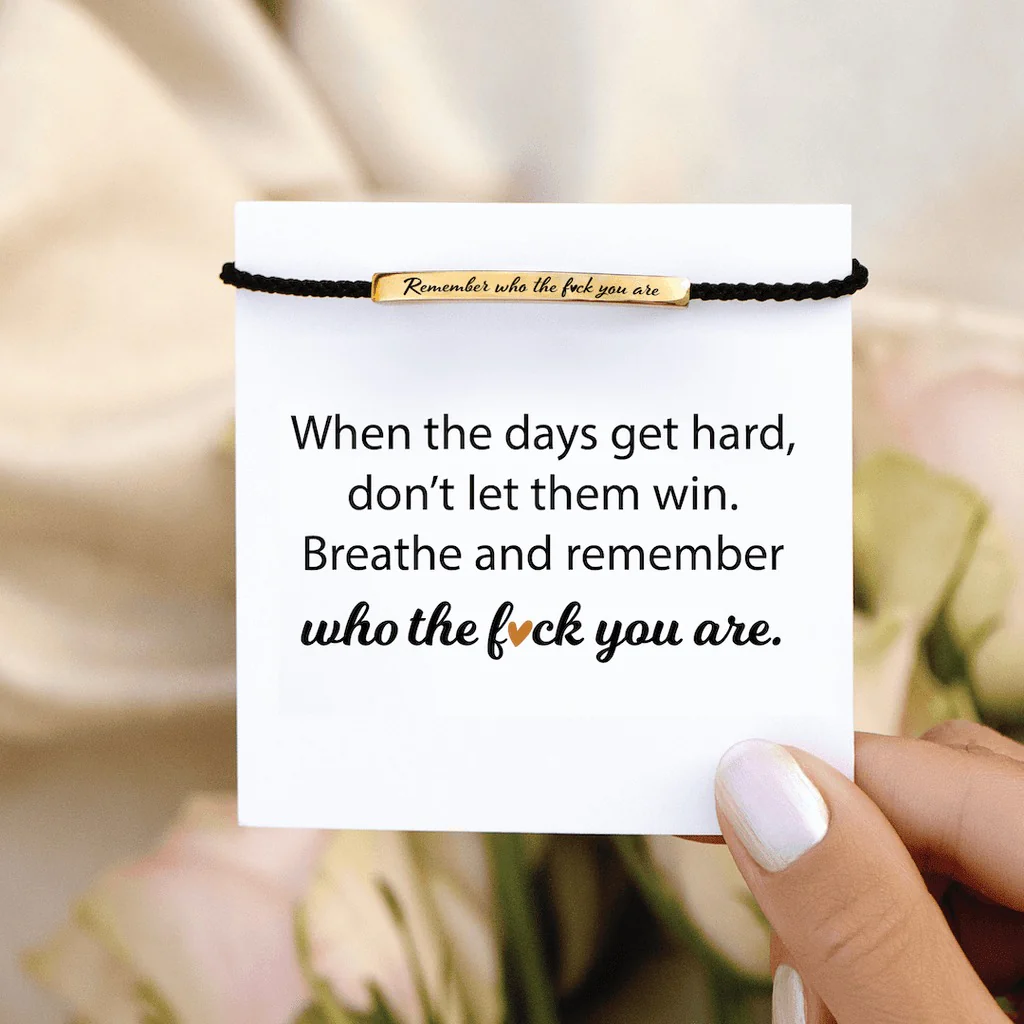 For My Son- Remember Who The Fuck You're Tube Bracelet - Image 6