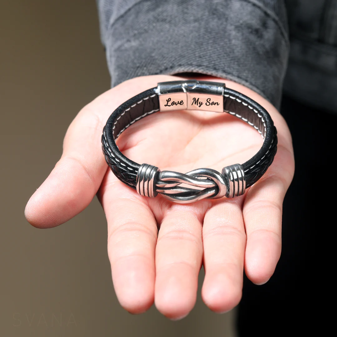 To My Man, I Love You Forever and Always Linked Bracelet - Image 10