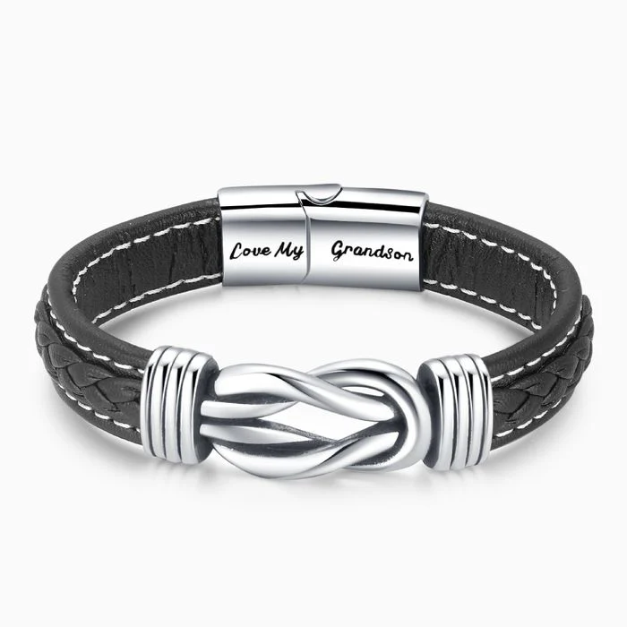To My Man, I Love You Forever and Always Linked Bracelet - Image 13
