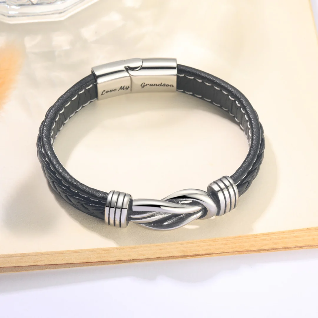 To My Man, I Love You Forever and Always Linked Bracelet - Image 15