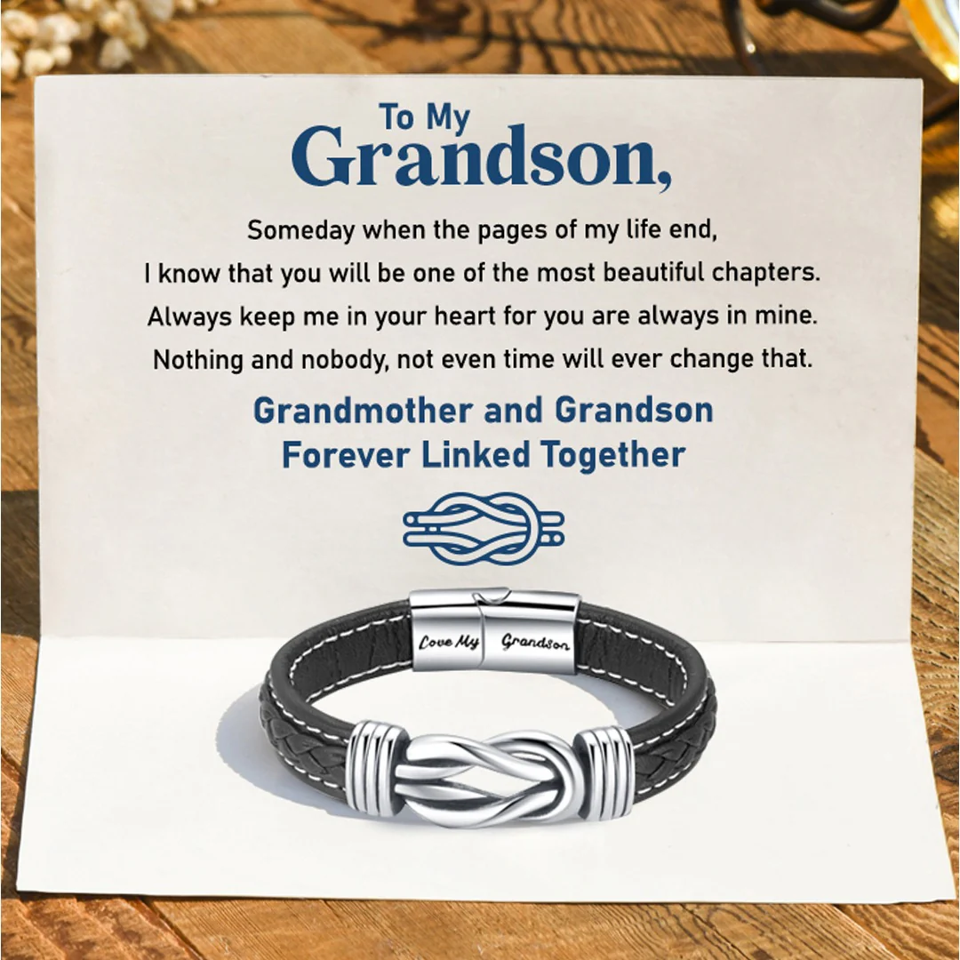 To My Man, I Love You Forever and Always Linked Bracelet - Image 16