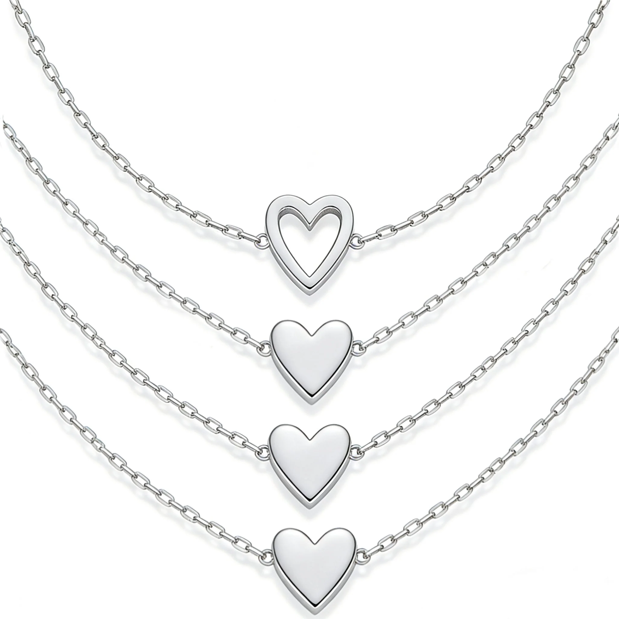 Mother & Daughter Forever Together Heart bracelet - Image 8