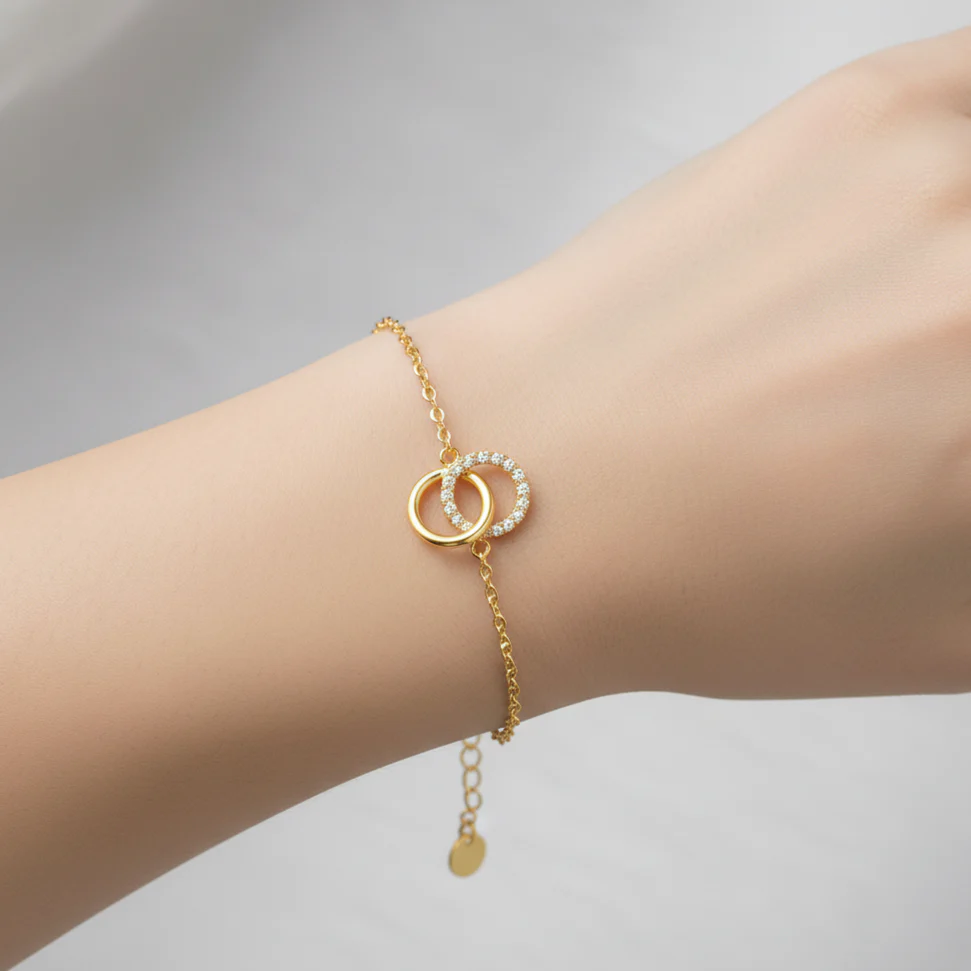 For Love- We Are Forever Linked Together Circle Bracelet - Image 7