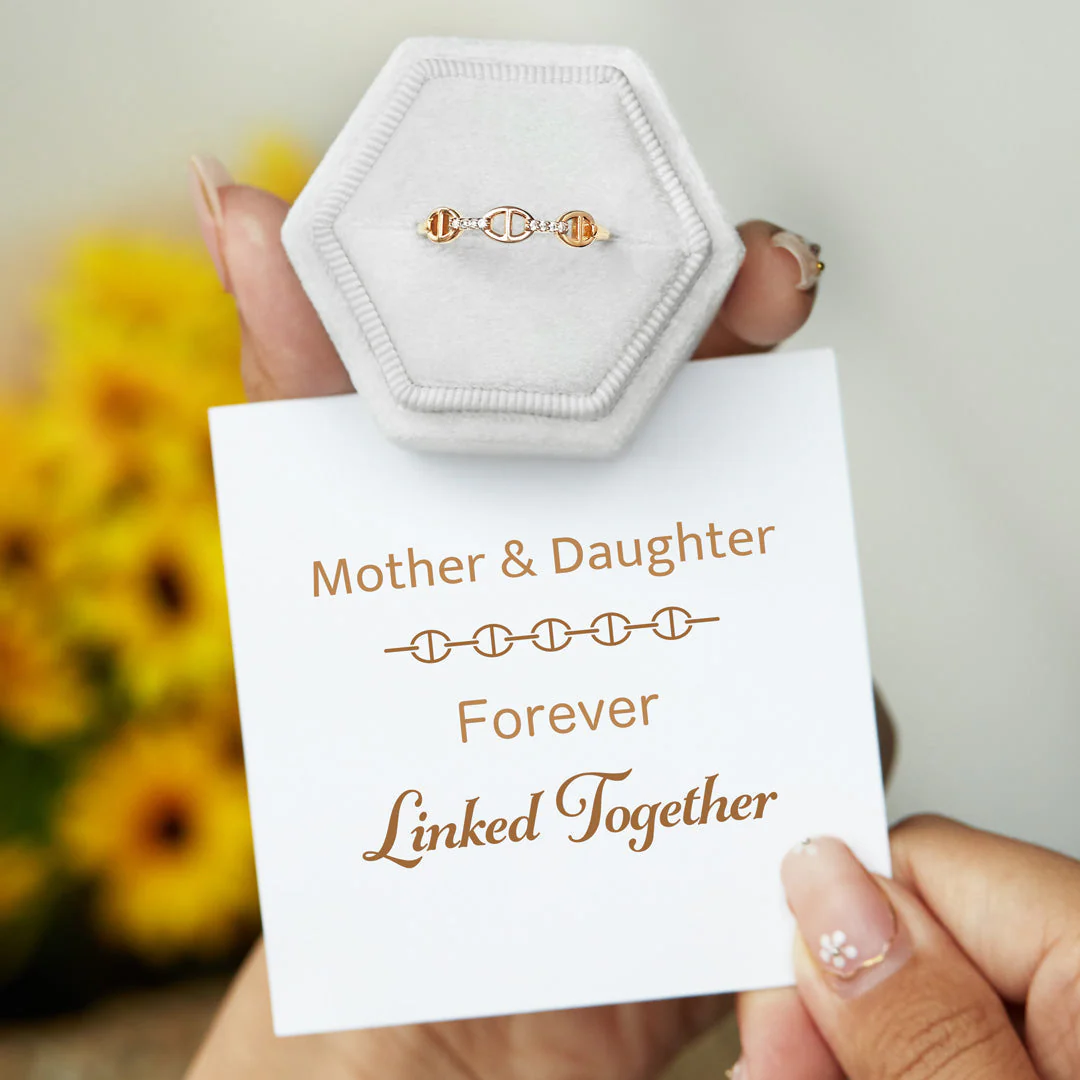 Forever Linked Together Chain Link Ring - Image 3