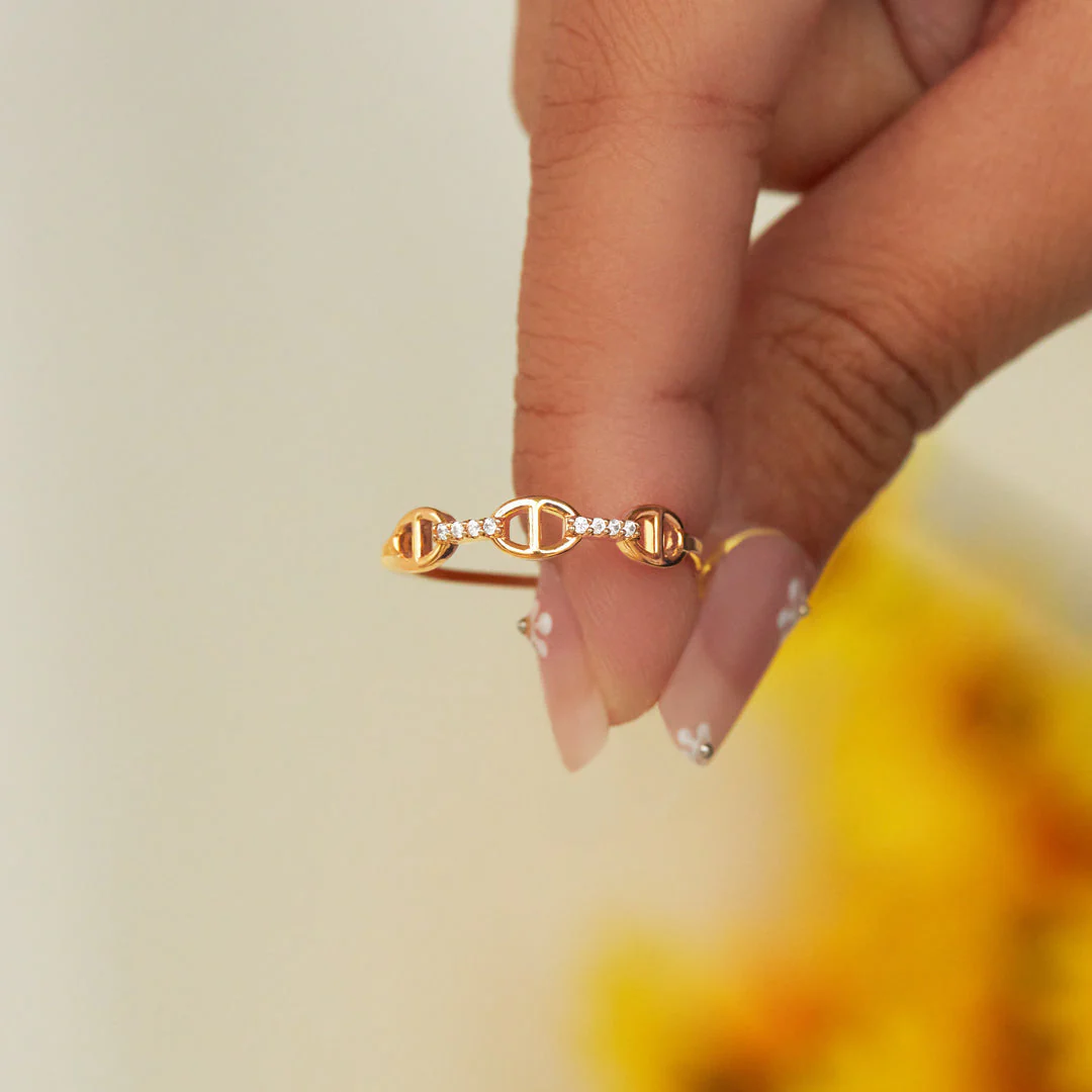 Forever Linked Together Chain Link Ring - Image 4
