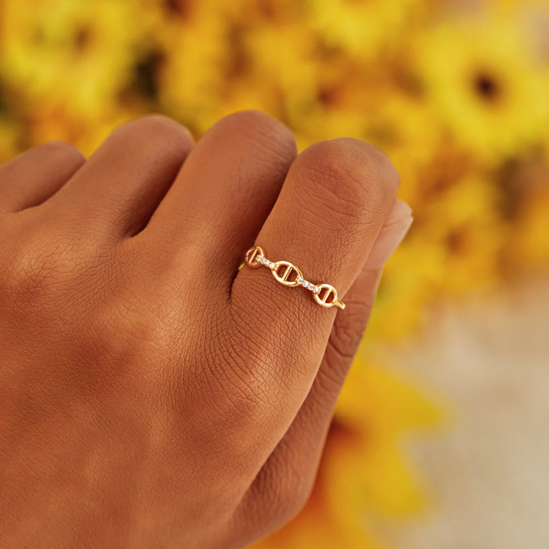 Forever Linked Together Chain Link Ring - Image 5