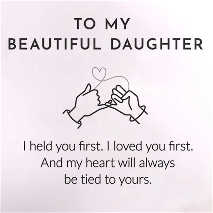 To My Beautiful Daughter - Forever Love Knot Sterling Silver Necklace - Image 6
