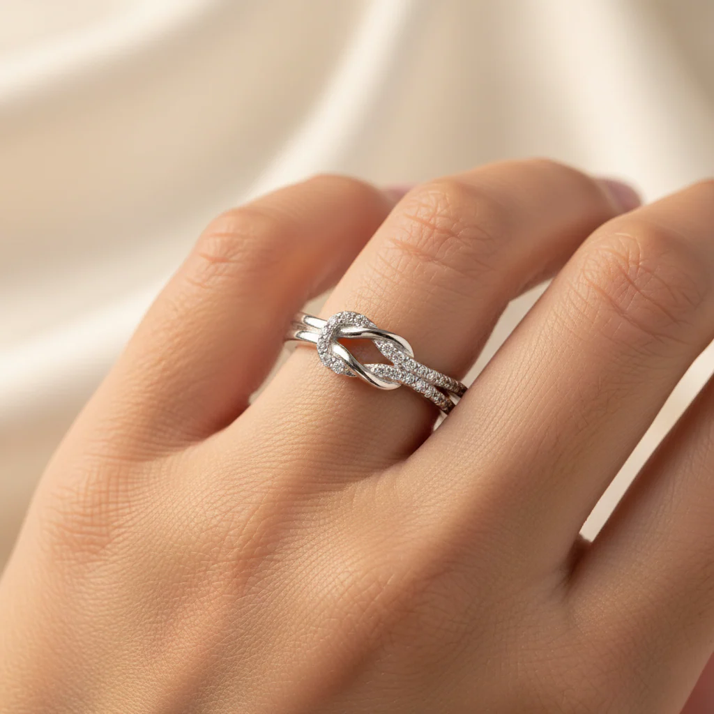 The Love Between Mother And Daughter Is Forever S925 Ring - Image 2