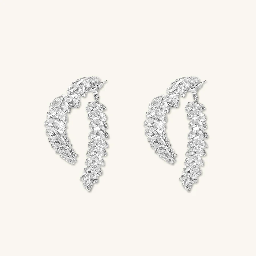 French Crystal Love Earrings - Image 8