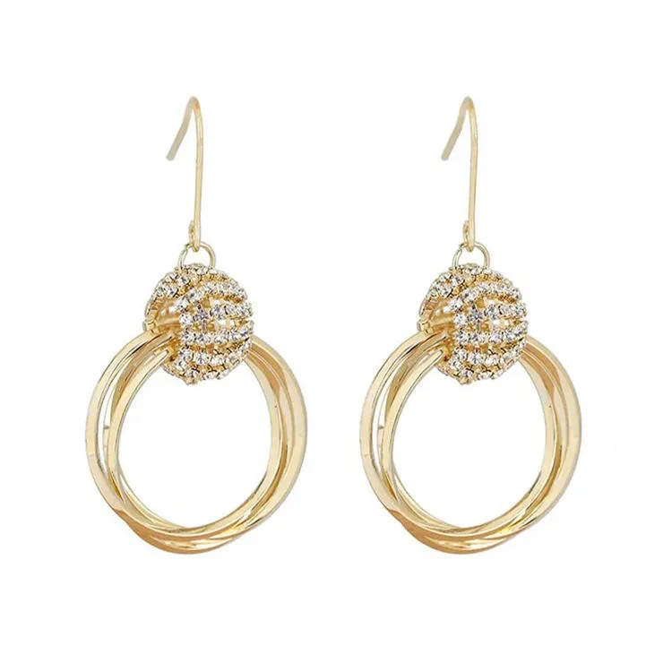 🌸Mother's Day Hot Sale✨FRENCH STYLE CRYSTAL HOOP EARRINGS - Image 4
