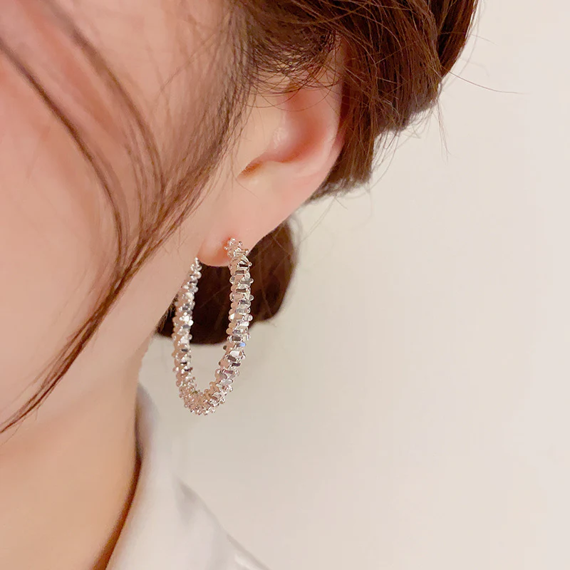 🌸French Style Hoop Earrings - Image 3