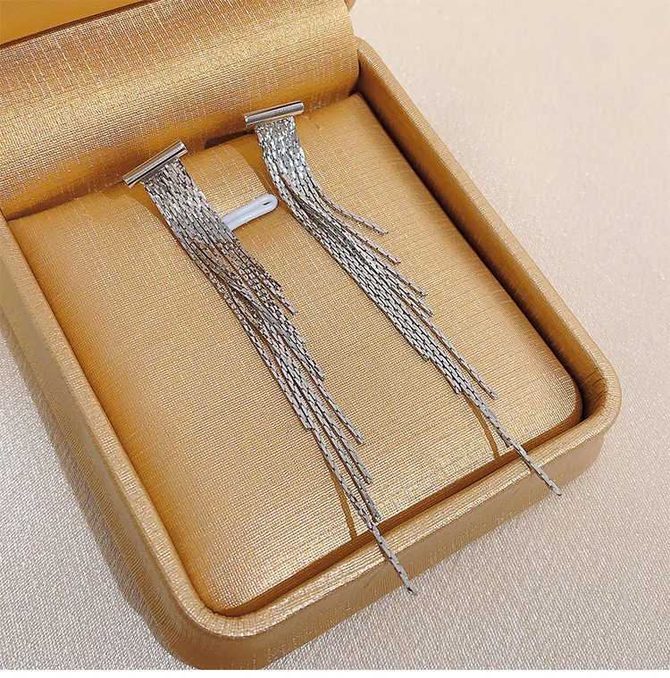 Hot Sale🎁French Style Tassel Earrings - Image 7