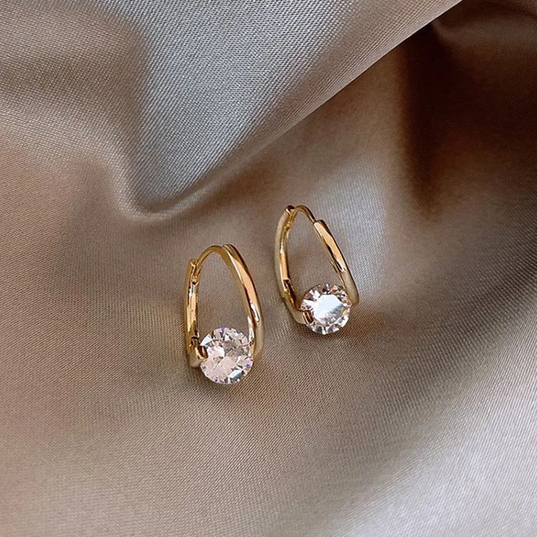 Hot Sale🎁French Style Minimalist Zircon Earrings - Image 5