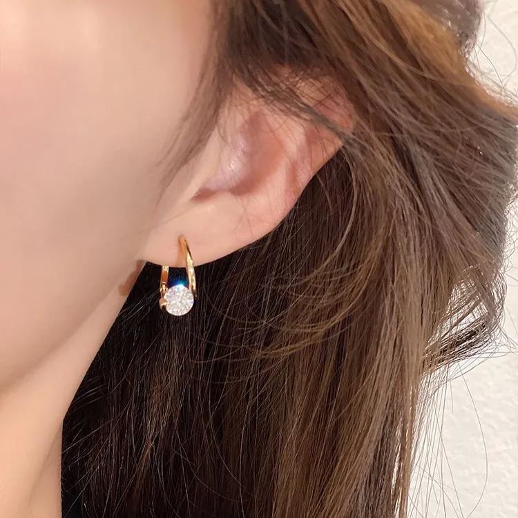 Hot Sale🎁French Style Minimalist Zircon Earrings - Image 6