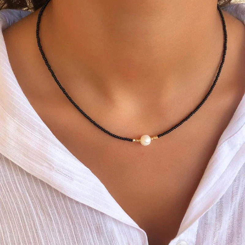 For Granddaughter - I am so proud of you freshwater pearl necklace - Image 6