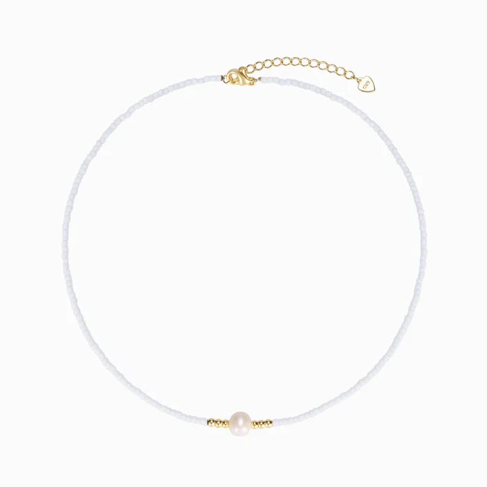 For Granddaughter - I am so proud of you freshwater pearl necklace - Image 9