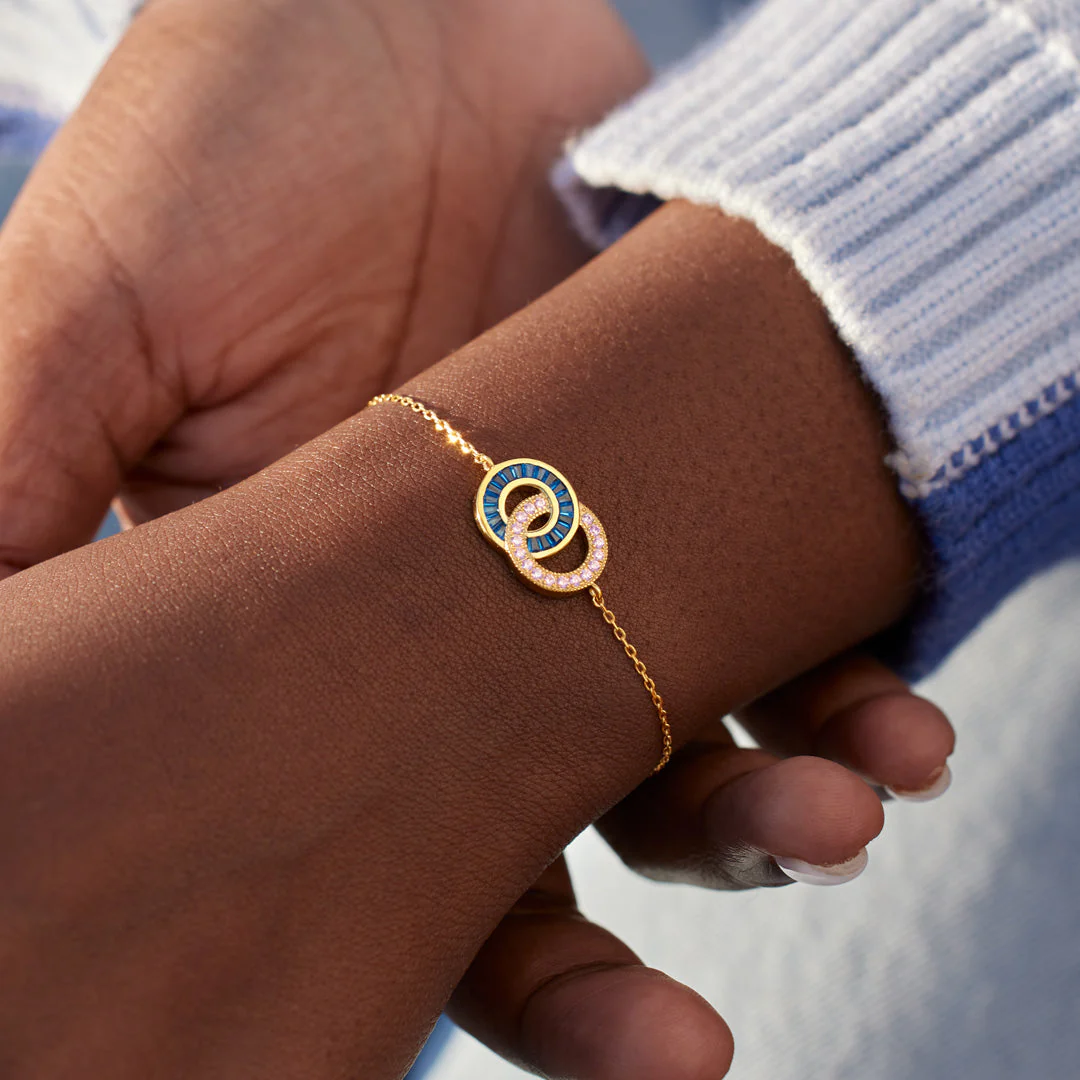 For Friends Unbreakable Bond Linking Circles Bracelet - Image 8