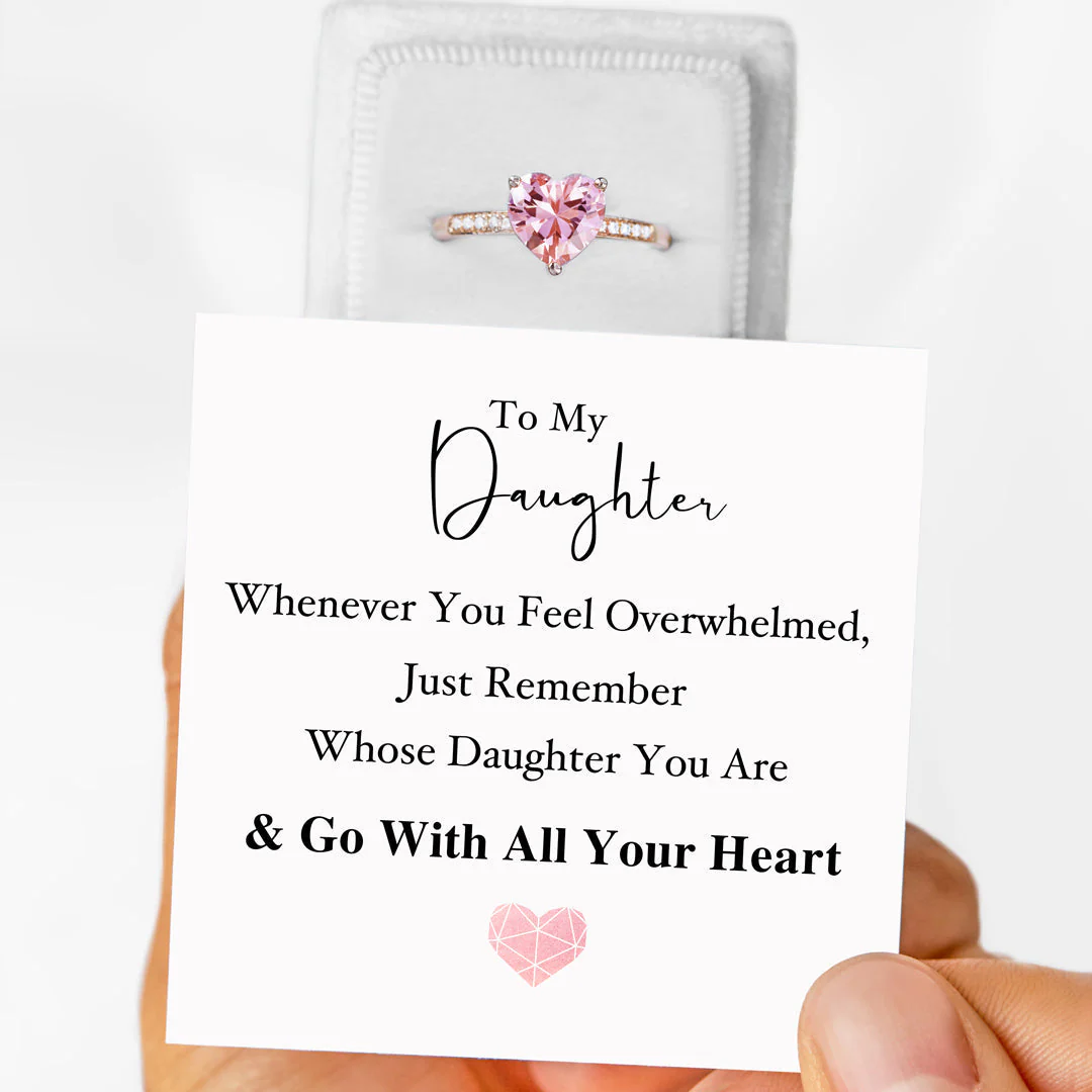 Go With All Your Heart Solitaire Ring - Image 3