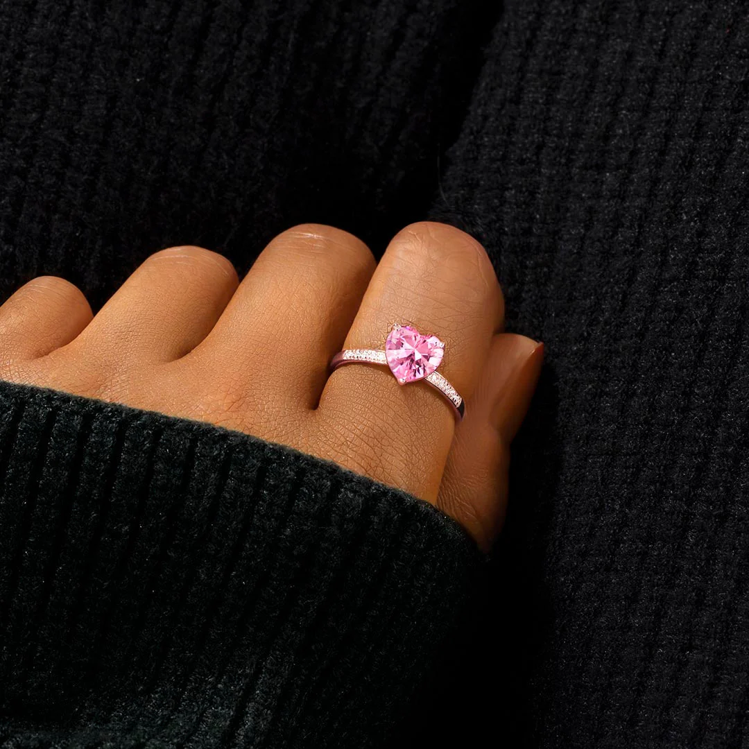 Go With All Your Heart Solitaire Ring - Image 5