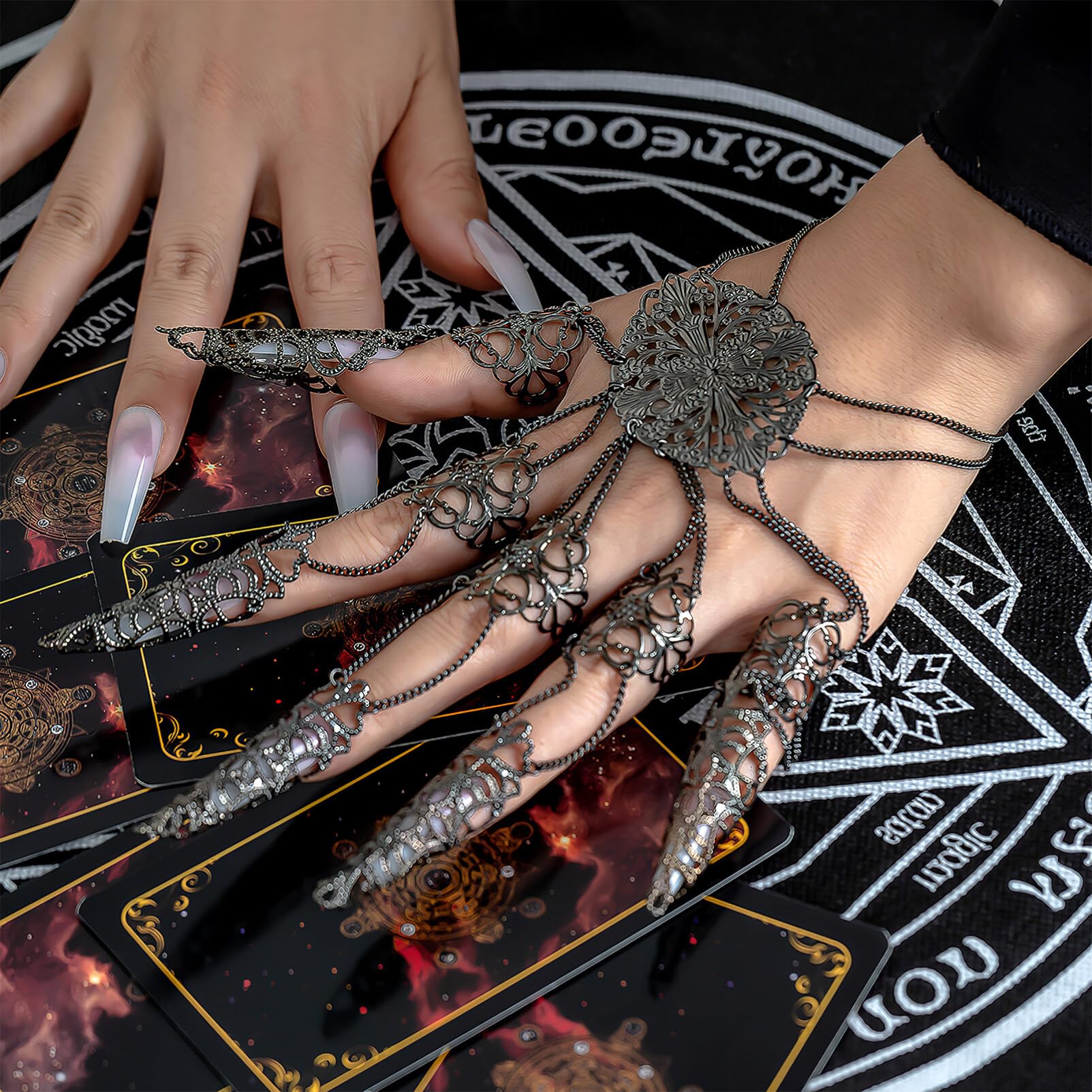 GOTHIC GLOVE METAL CUTOUT BRACELE - Image 8