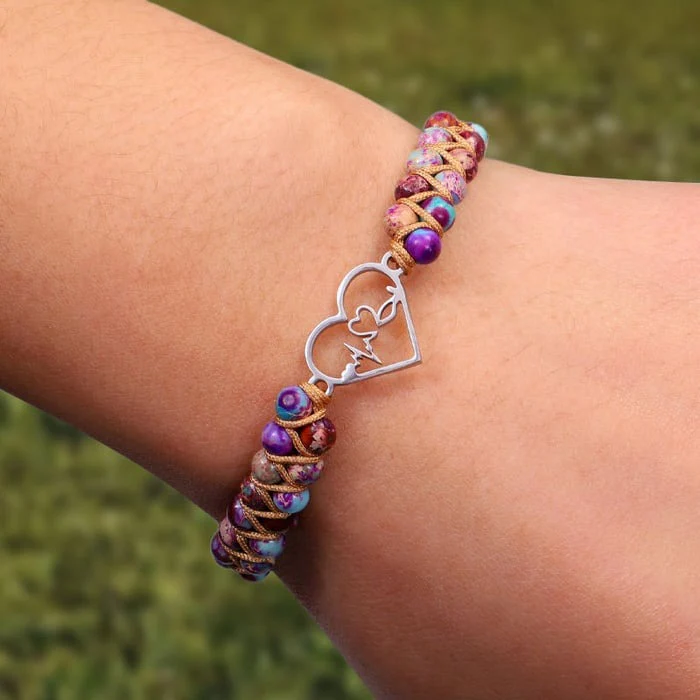 For Granddaughter - For You Are Always In Mine Beads Bracelet - Image 5