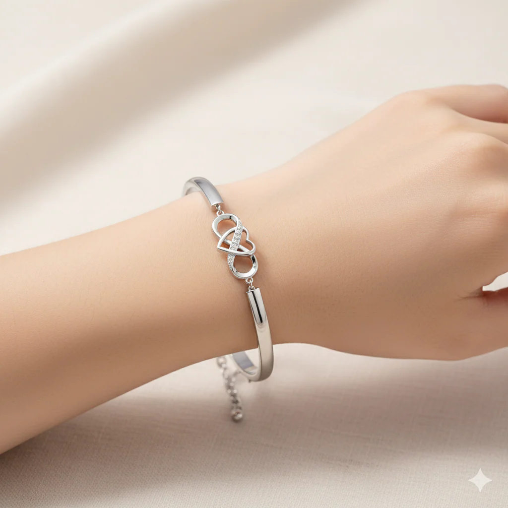 To My Granddaughter - Keep Me In Your Heart Infinity Bracelet - Image 2