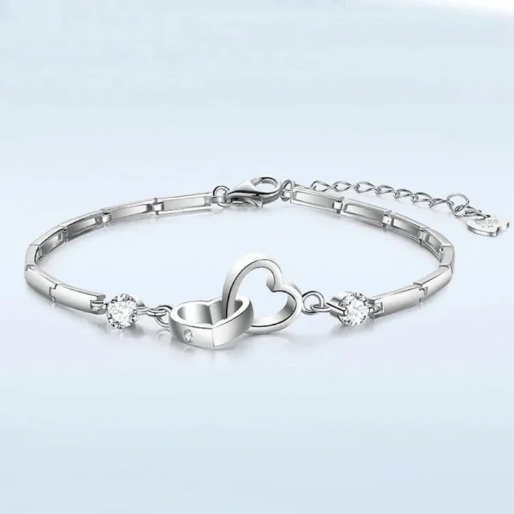 FOR LOVE - INTERLOCKING HEART BRACELET - Image 2
