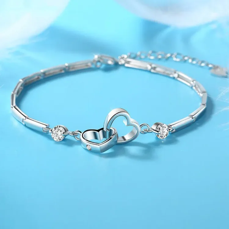 FOR LOVE - INTERLOCKING HEART BRACELET - Image 3