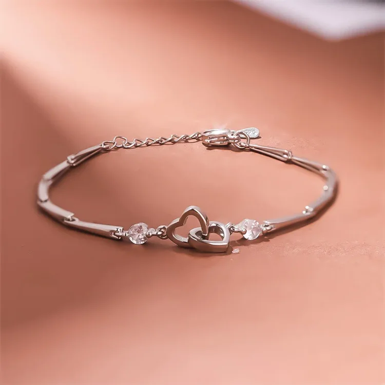 FOR LOVE - INTERLOCKING HEART BRACELET - Image 6