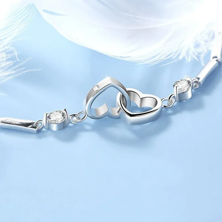 FOR LOVE - INTERLOCKING HEART BRACELET - Image 7