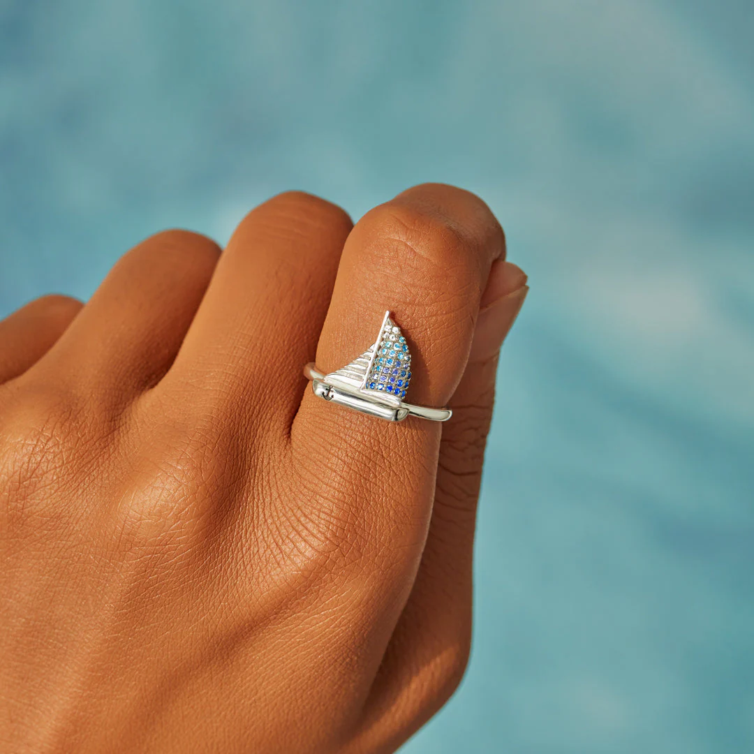 High Tide Or Low Tide Sailing Ship Ring - Image 5