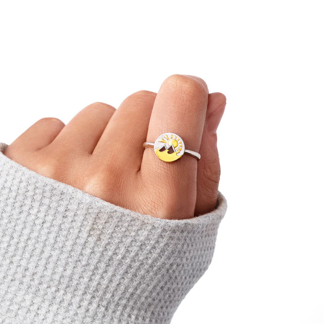 Highest Peak Furthest Shore Mountain & Ocean Ring - Image 4