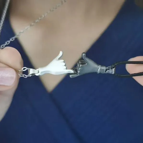 FOR FRIEND -YOU ARE MY FAVORITE BITCHES HOLDING HANDS NECKLACES - Image 11