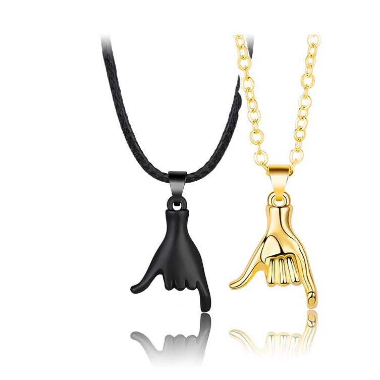 FOR FRIEND -YOU ARE MY FAVORITE BITCHES HOLDING HANDS NECKLACES - Image 12