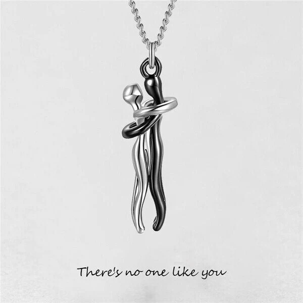 Unity Hug Couple Necklace - Image 4
