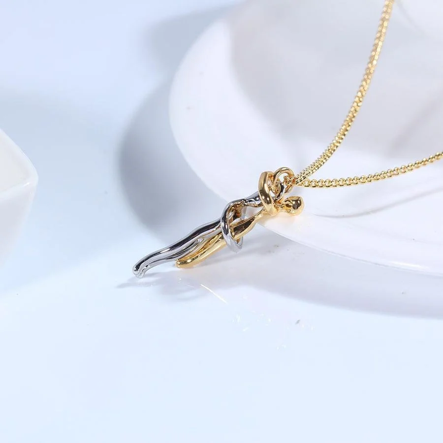 Unity Hug Couple Necklace - Image 8