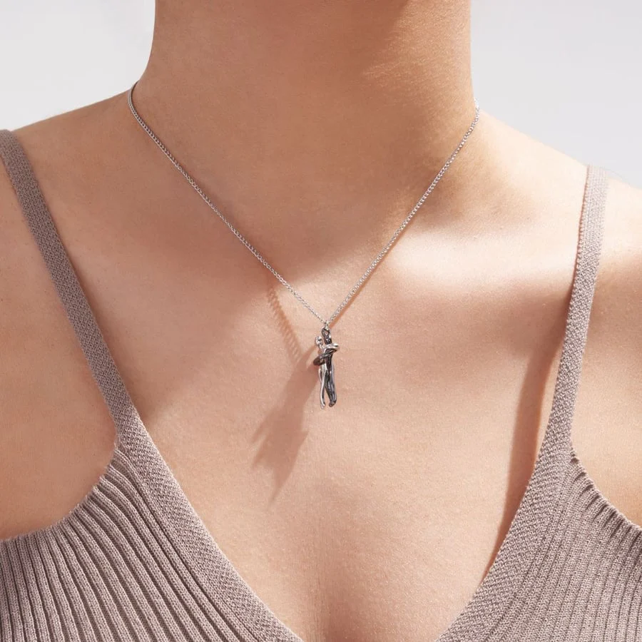 Unity Hug Couple Necklace - Image 9