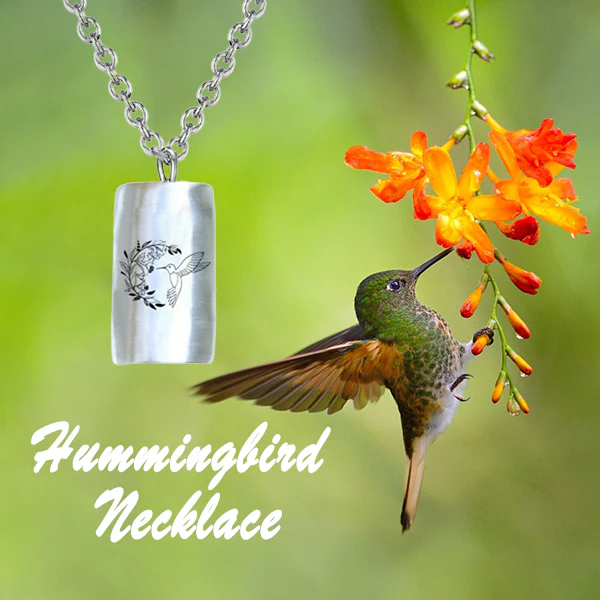 925 Sterling Silver Hummingbird Necklace - Gift For Animal Lover - Image 10