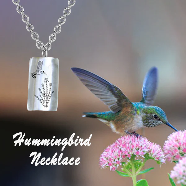 925 Sterling Silver Hummingbird Necklace - Gift For Animal Lover - Image 6