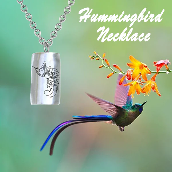 925 Sterling Silver Hummingbird Necklace - Gift For Animal Lover - Image 8