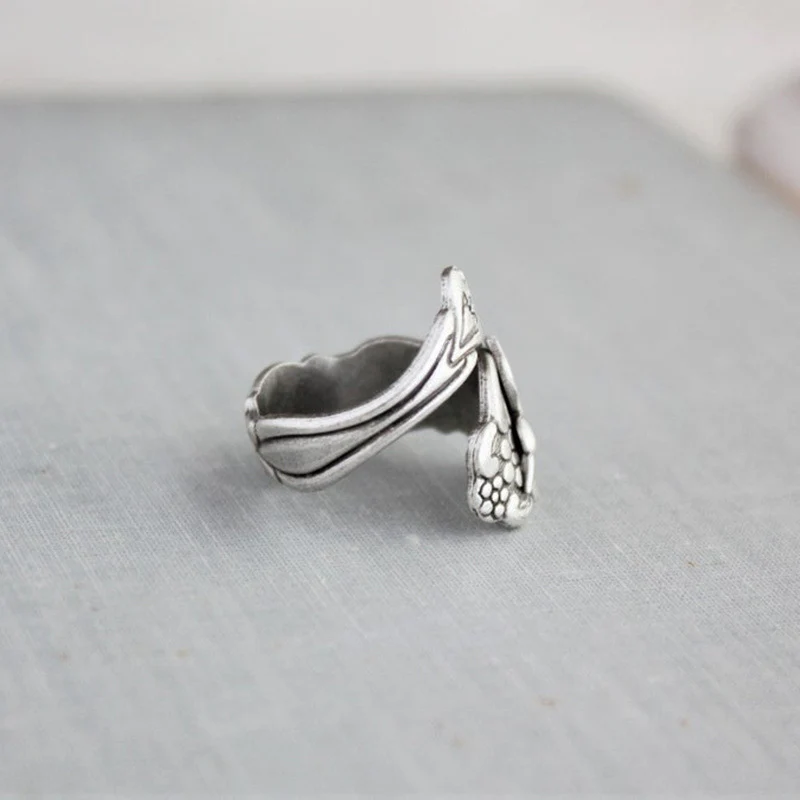 Hummingbird Spoon Memorial Ring - Image 3